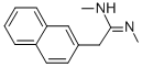 N1,N2-ジメチル-2-ナフタレンアセトアミジン 化学構造式