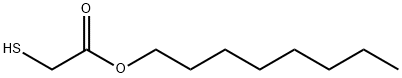 チオグリコール酸 n-オクチル 化学構造式