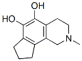 1H-Cyclopent[h]isoquinoline-5,6-diol, 2,3,4,7,8,9-hexahydro-2-methyl- (9CI) Struktur