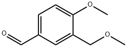4-甲氧基-3-(甲氧基甲基)苯甲醛 结构式