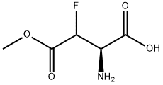 L-Aspartic acid, 3-fluoro-, 4-methyl ester (9CI) Struktur