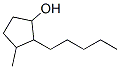 3-メチル-2-ペンチルシクロペンタノール 化学構造式