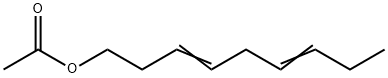 3,6-ノナジエン-1-オールアセタート 化学構造式