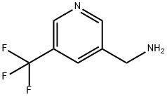 C-(5-Trifluoromethyl-pyridin-3-yl)-methylamine Structure