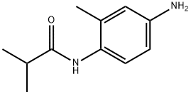 N-(4-アミノ-2-メチルフェニル)-2-メチルプロパンアミド 化学構造式
