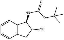 (1R,2R)-N-BOC-1-AMINO-2-INDANOL Struktur