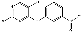 2,5-二氯-4-(3-硝基苯氧基)嘧啶, 76661-24-0, 结构式