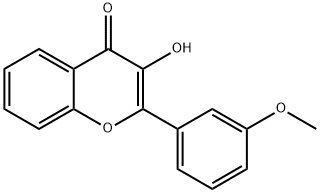 3-HYDROXY-3'-METHOXYFLAVONE Struktur