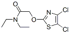 2-[(4,5-ジクロロ-2-チアゾリル)オキシ]-N,N-ジエチルアセトアミド 化学構造式