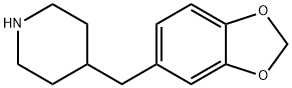 4-BENZO[1,3]DIOXOL-5-YLMETHYL-PIPERIDINE Struktur