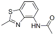 Benzothiazole, 4-acetamido-2-methyl- (7CI,8CI) Struktur