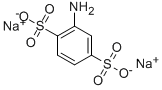 ANILINE-2,5-DISULFONIC ACID, 76684-33-8, 结构式