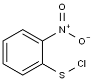 2-硝基苯硫氯, 7669-54-7, 结构式