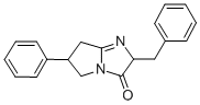 2,5,6,7-Tetrahydro-6-phenyl-2-(phenylmethyl)-3H-pyrrolo(1,2-a)imidazol -3-one Structure