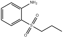1-AMINO-2-(PROPYLSULPHONYL)BENZENE Structure