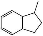 2,3-ジヒドロ-1-メチル-1H-インデン 化学構造式