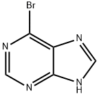 6-ブロモ-1H-プリン 化学構造式