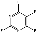 2,4,5,6-テトラフルオロピリミジン 化学構造式