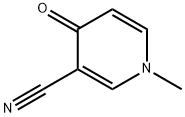 1,4-Dihydro-1-methyl-4-oxo-3-pyridinecarbonitrile Struktur