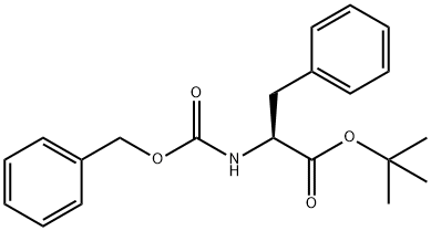 Z-苯丙氨酸叔丁醇酯, 7670-20-4, 结构式