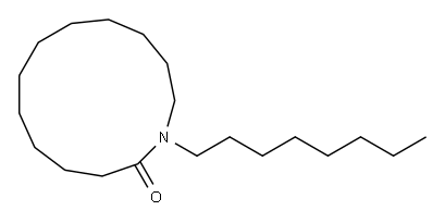 1-Octylazacyclotridecan-2-one Struktur