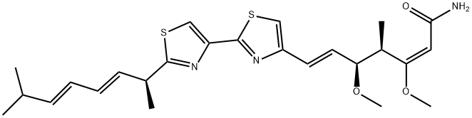 ミキソチアゾール 化学構造式