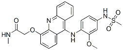 76708-52-6 Acetamide, 2-((9-((2-methoxy-4-((methylsulfonyl)amino)phenyl)amino)-4- acridinyl)oxy)-N-methyl-