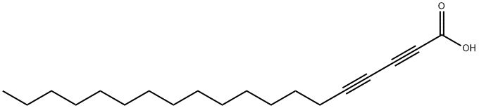 2,4-ノナデカジイン酸 化学構造式