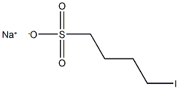 4-ヨード-1-ブタンスルホン酸ナトリウム 化学構造式