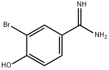 3-bromo-4-hydroxybenzamidine Structure