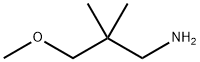 3-METHOXY-2,2-DIMETHYLPROPYLAMINE Structure