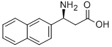 (S)-3-AMINO-3-(2-NAPHTHYL)-PROPIONIC ACID Structure