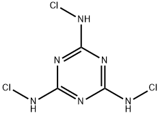 Trichloromelamine Structure