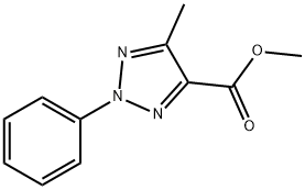 METHYL 5-METHYL-2-PHENYL-2H-1,2,3-TRIAZOLE-4-CARBOXYLATE Struktur