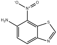 Benzothiazole, 6-amino-7-nitro- (7CI,8CI) Struktur