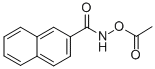 2-Naphthohydroxamic acid, O-acetate ester Structure