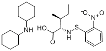 N-2-硝基苯亚磺酰基-L-异亮氨酸双环己铵盐, 7675-49-2, 结构式