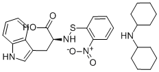 N-O-NITROPHENYLSULFENYL-L-TRYPTOPHAN DI(CYCLOHEXYL)AMMONIUM SALT, 7675-55-0, 结构式