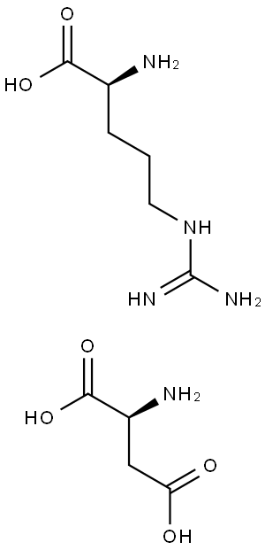 L-精氨酸 L-天门冬氨酸,7675-83-4,结构式