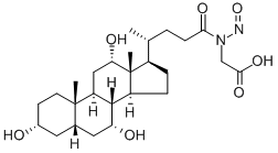 N-nitrosoglycocholic acid Structure