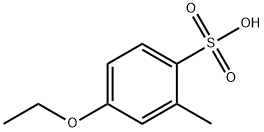Benzenesulfonic acid, 4-ethoxy-2-methyl- (9CI) Struktur