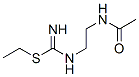 Carbamimidothioic  acid,  [2-(acetylamino)ethyl]-,  ethyl  ester  (9CI) Struktur