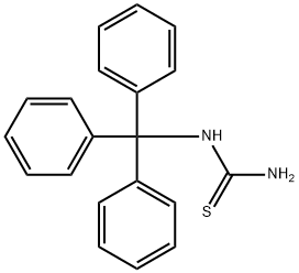 N-三苯甲基硫脲 结构式