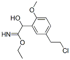 Benzeneethanimidic  acid,  5-(2-chloroethyl)--alpha--hydroxy-2-methoxy-,  ethyl  ester  (9CI) Structure