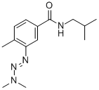 Benzamide, 3-(3,3-dimethyl-1-triazenyl)-4-methyl-N-(2-methylpropyl)-|