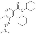 p-톨루아미드,N,N-디시클로헥실-3-(3,3-디메틸트리아제노)-