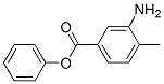 3-アミノ-4-メチル安息香酸フェニル 化学構造式