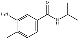 3-アミノ-N-イソプロピル-4-メチルベンズアミド 化学構造式