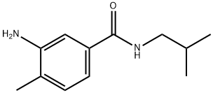 3-氨基-N-异丁基-4-甲基苯甲酰胺, 76765-64-5, 结构式