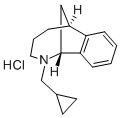 2-(Cyclopropylmethyl)-1,2,3,4,5,6-hexahydro-1,6-methano-2-benzazocine  hydrochloride Structure